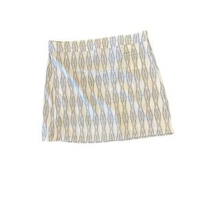 Rip Skirt Hawaii Wrap Skirt Short Blue White Size X Large 19”